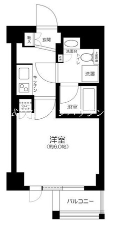 ＡＸＡＳ品川レジデンスの物件間取画像